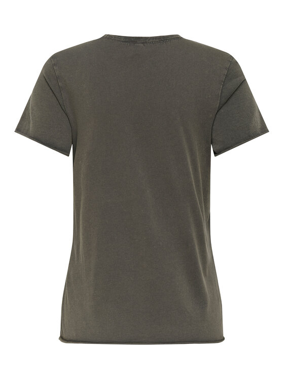 ONLY ONLY T-Shirt Lucy 15215721 Szary Regular Fit