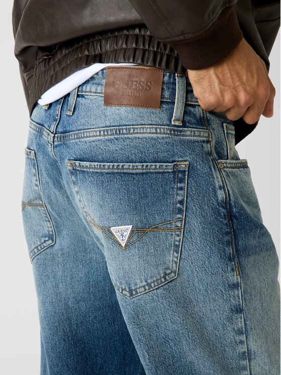 Guess Guess Jeansy 180846 Niebieski Regular Fit