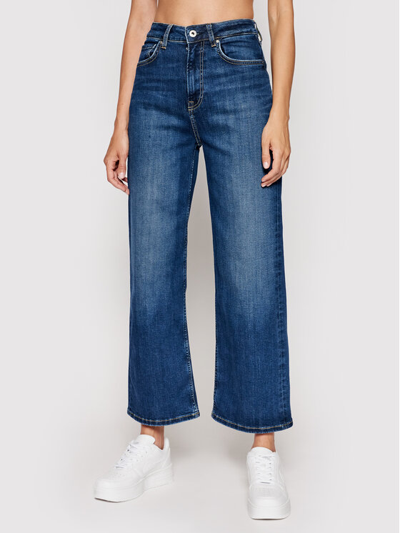 Pepe Jeans Pepe Jeans Teksad Lexa Sky High PL203899 Tumesinine Wide Fit