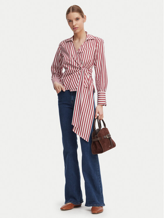 Tommy Hilfiger Tommy Hilfiger Блуза WW0WW49650 Светлочервен Regular Fit