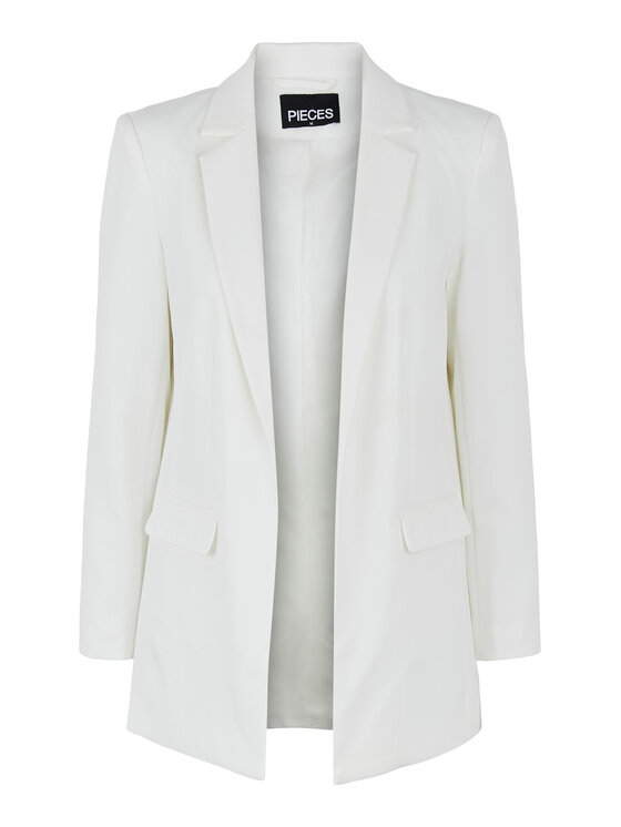 Pieces Pieces Sakko Bossy 17114792 Weiß Oversize