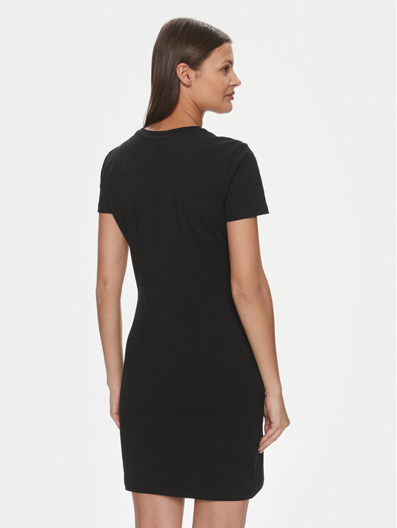 Calvin Klein Jeans Calvin Klein Jeans Ежедневна рокля Diffused Monologo J20J223056 Черен Slim Fit