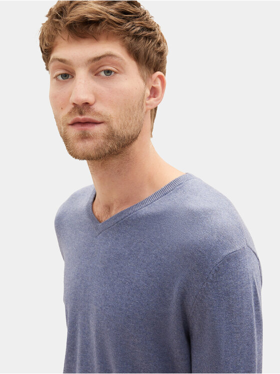 Tom Tailor Tom Tailor Sweter 1012820 Niebieski Regular Fit