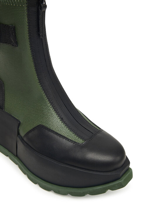 United Nude United Nude Škornji Roko Bootie II 1077790454 Zelena