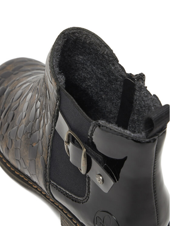 Rieker Rieker Botine CEO-Z4965-90 Negru
