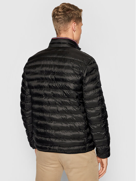 Tommy Hilfiger Tommy Hilfiger Bunda pro přechodné období Core Circular MW0MW18763 Černá Regular Fit