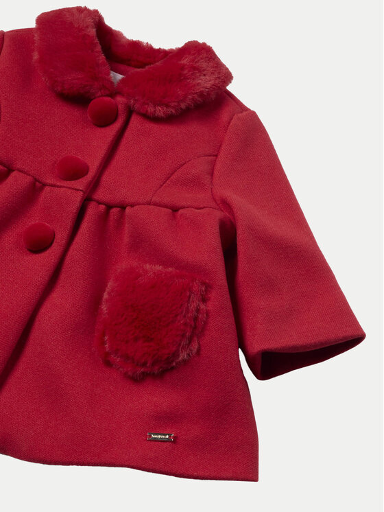 Mayoral Mayoral Зимно палто 2453 Червен Regular Fit