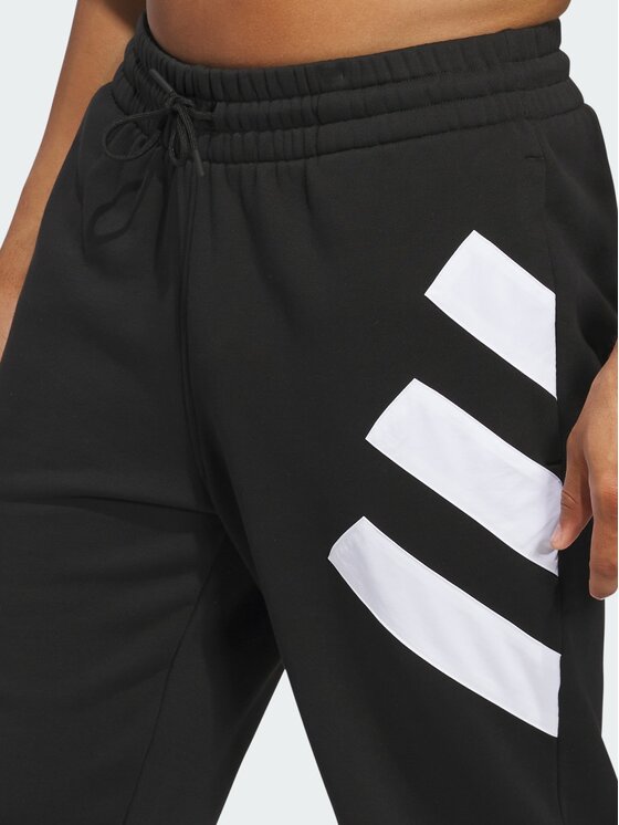 adidas adidas Spodnie materiałowe 139373 Czarny Loose Fit