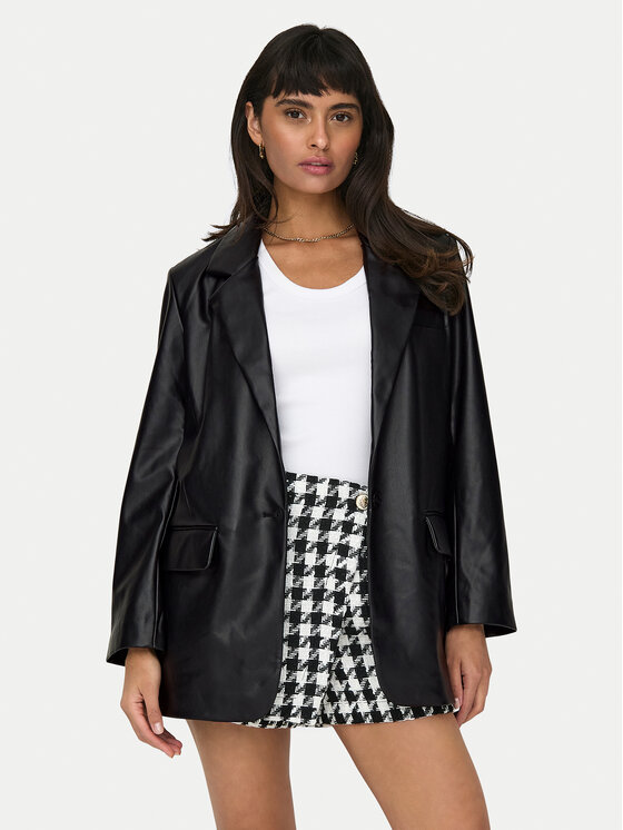 ONLY ONLY Піджак Lana 15266893 Чорний Oversize