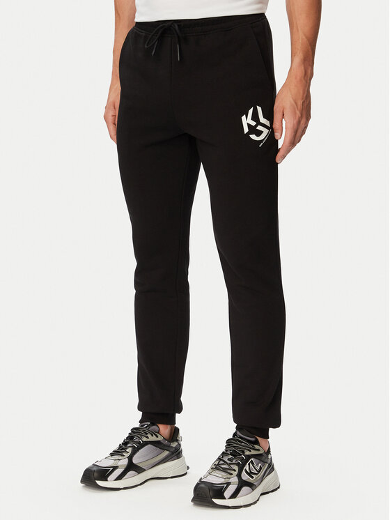 Karl Lagerfeld Jeans Karl Lagerfeld Jeans Jogginghose B3M10013 Schwarz Slim Fit