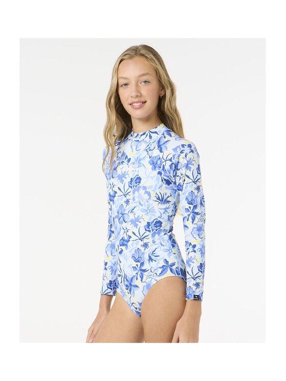 Rip Curl Rip Curl Strój kąpielowy Island Bliss Surfsuit-Girl Niebieski