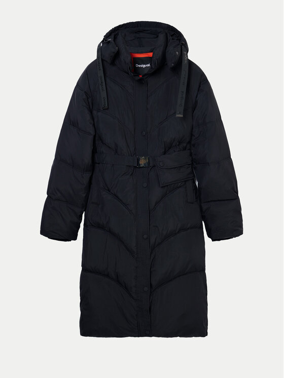Desigual Desigual Giubbotto invernale Copenhague 24WWEWA9 Nero Relaxed Fit