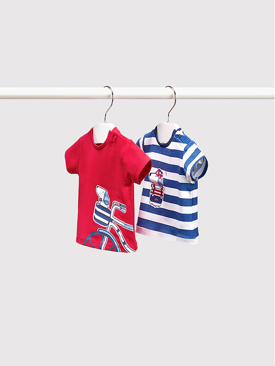 Set di 2 T-shirt 1095 Multicolore Regular Fit