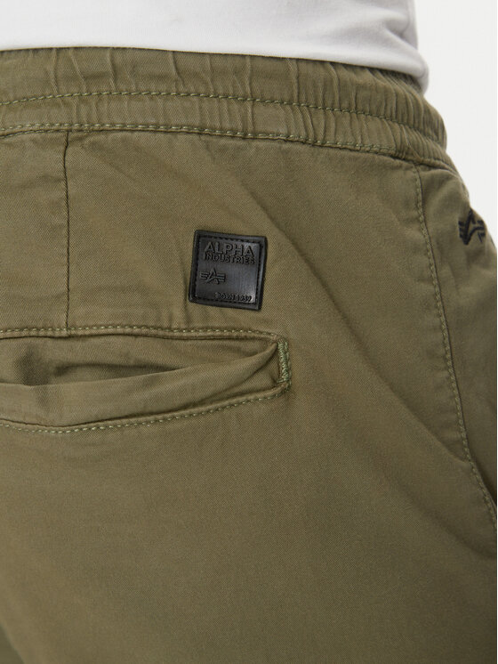 Alpha Industries Alpha Industries Jogger nohavice Twill 116202 Zelená Regular Fit