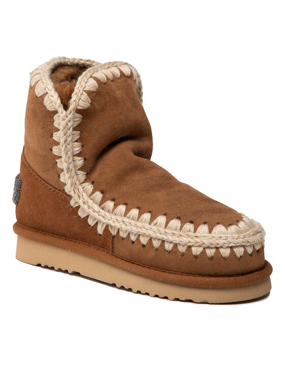 Mou Mou Апрески Eskimo 18 Glitter Logo MU.FW101050A Кафяв