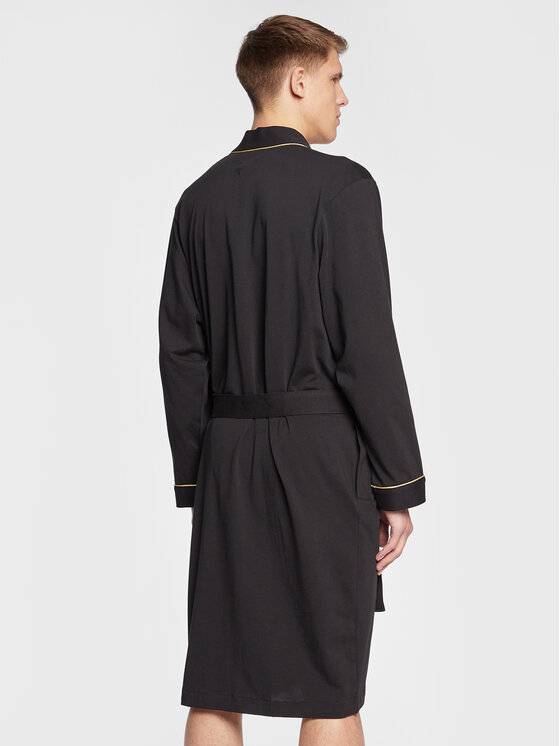 BOSS Boss Bademantel Xmas 50485920 Schwarz