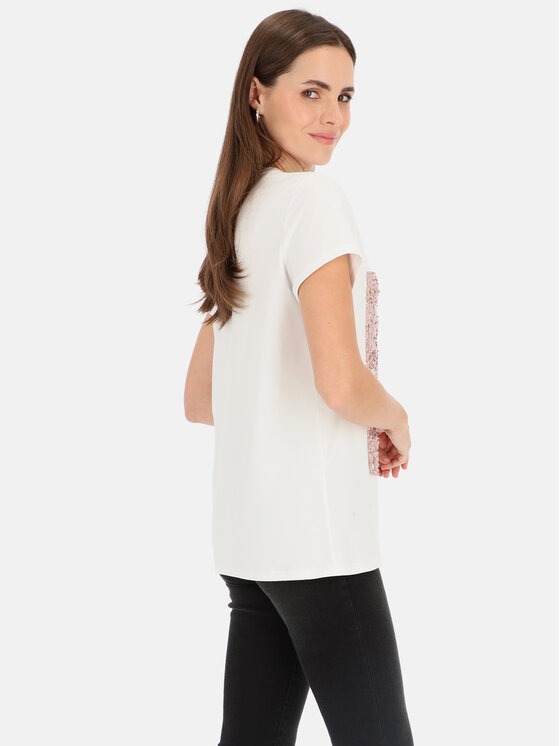 L’AF L’AF T-Shirt Paris Biały Regular Fit
