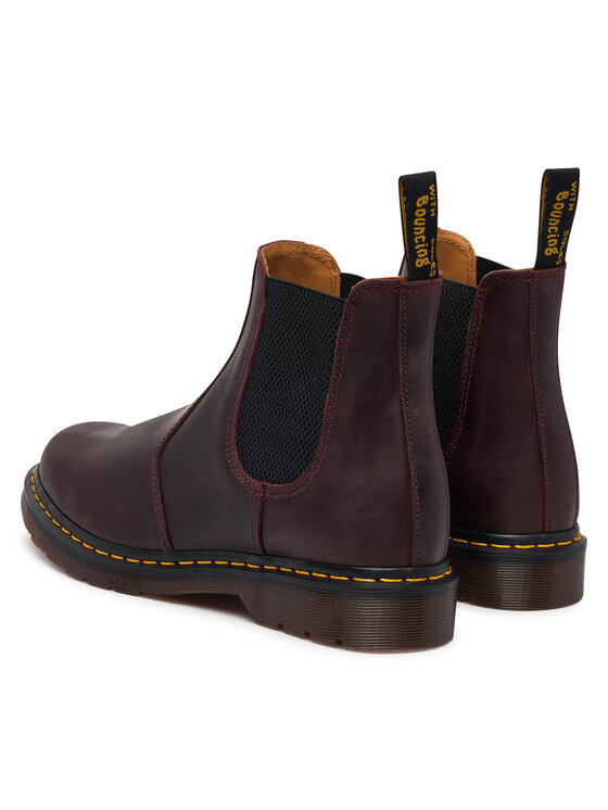 Dr. Martens Dr. Martens Chelsea cipele 2976 YS Crazy Horse  DM27486600 Tamnocrvena