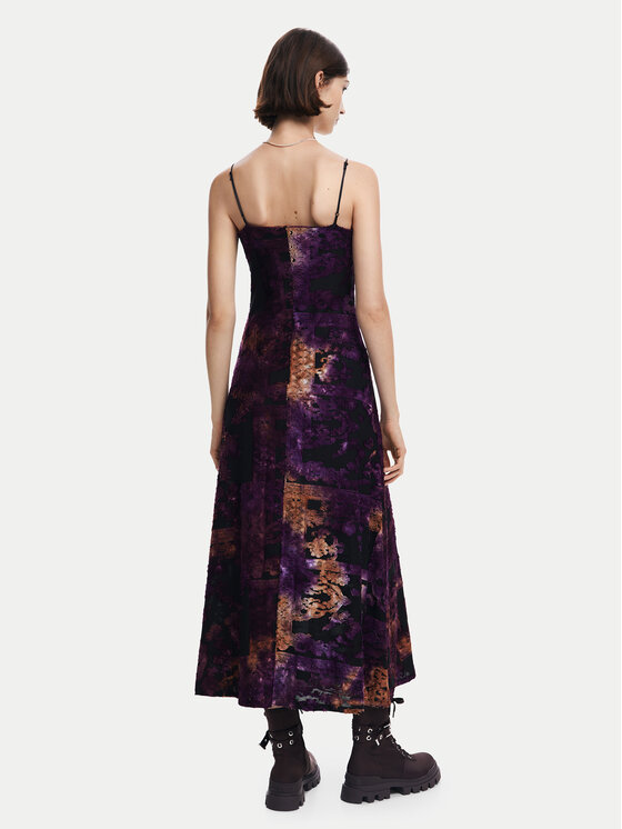 Desigual Desigual Každodenní šaty Rosy 24WWVK15 Barevná Slim Fit