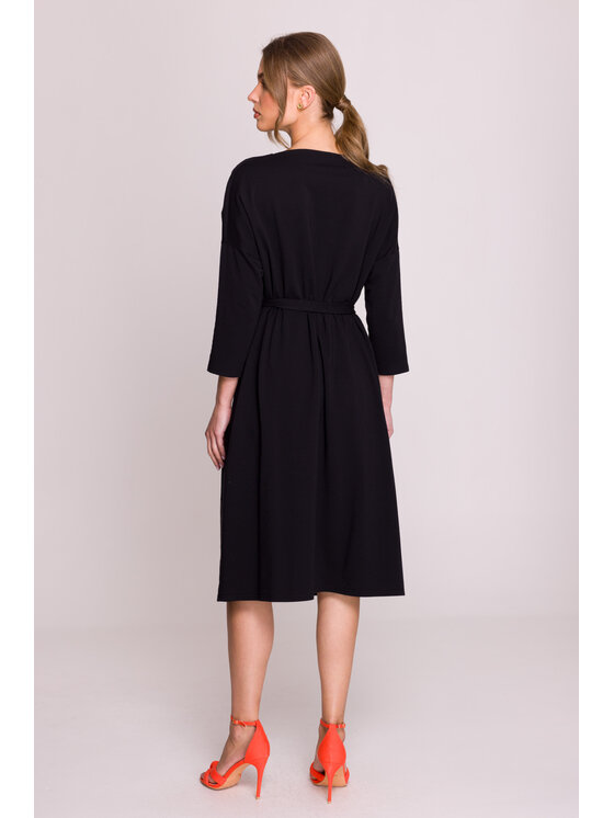 Stylove Stylove Večerní šaty S403 Černá Premium Fit