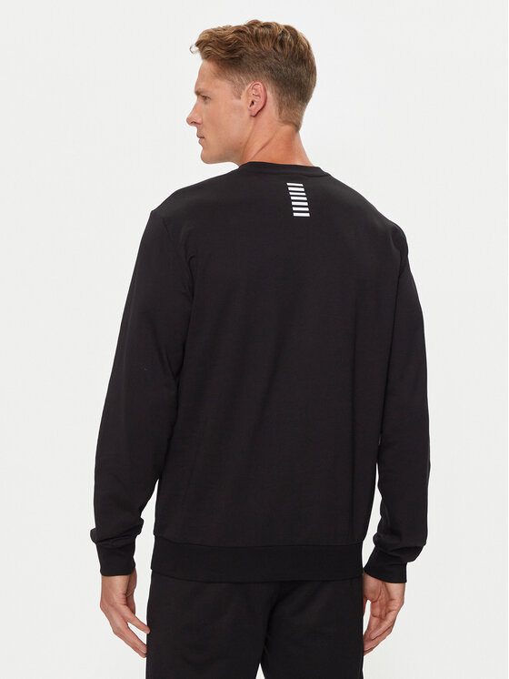 EA7 Emporio Armani EA7 Emporio Armani Mikina 8NPM30 PJVRZ 1200 Černá Regular Fit