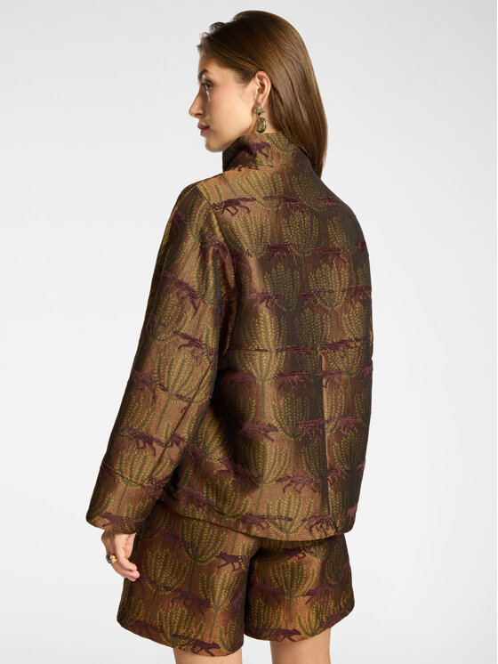 Elena Mirò Elena Mirò Płaszcz zimowy 8053Z000049N001 Brązowy Boxy Fit