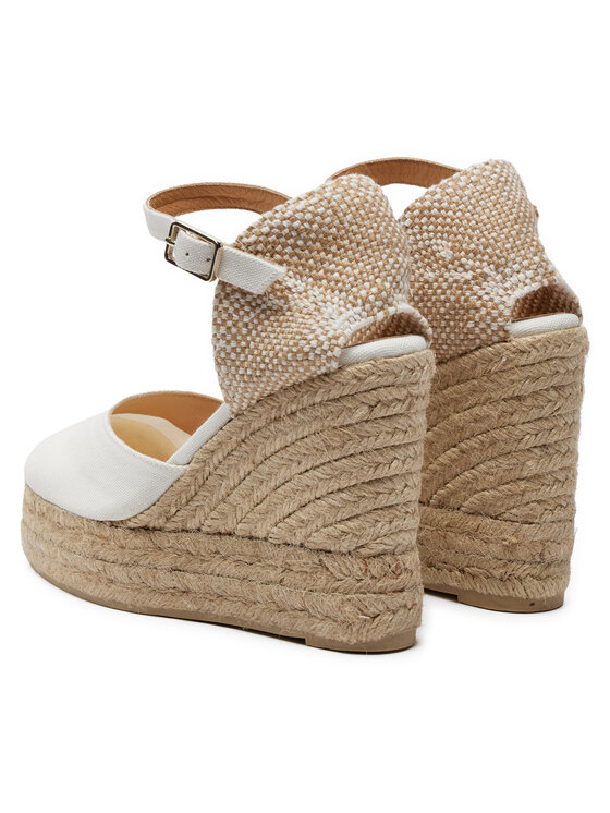 Castañer Castañer Espadryle Carol/8Ed/001 020975 Biały