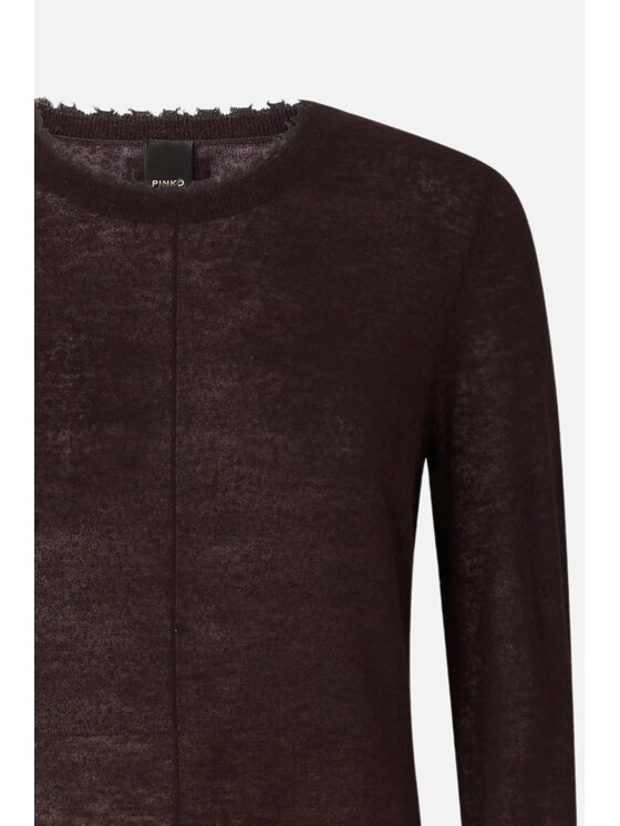 PINKO PINKO Sweter Pamplona Maglia Brązowy Regular Fit