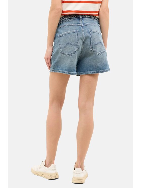 Mustang Mustang Pantaloncini di jeans Purley Shorts Blu Regular Fit