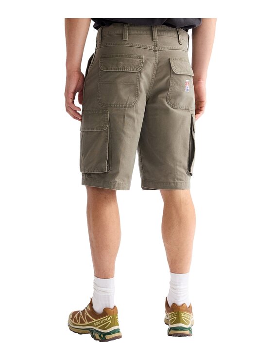 Wrangler Wrangler Szorty materiałowe 112377865 Zielony Regular Fit