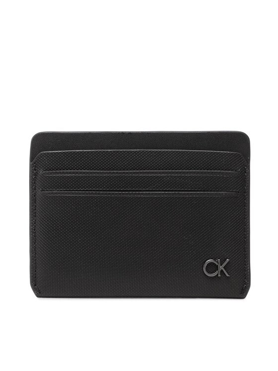 Etui pentru carduri Calvin Klein Ck Clean Pq Cardholder 6Cc K50K510288 Negru