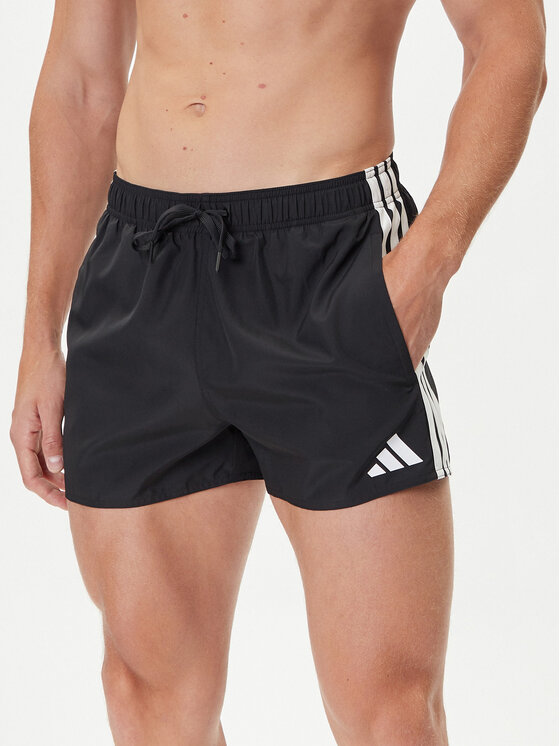 adidas adidas Pantaloni scurți pentru înot 3-Stripes JG1031 Negru Regular Fit