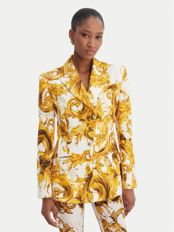 Versace Jeans Couture Versace Jeans Couture Suknjič 80HAQ702 NS756 Bela Slim Fit