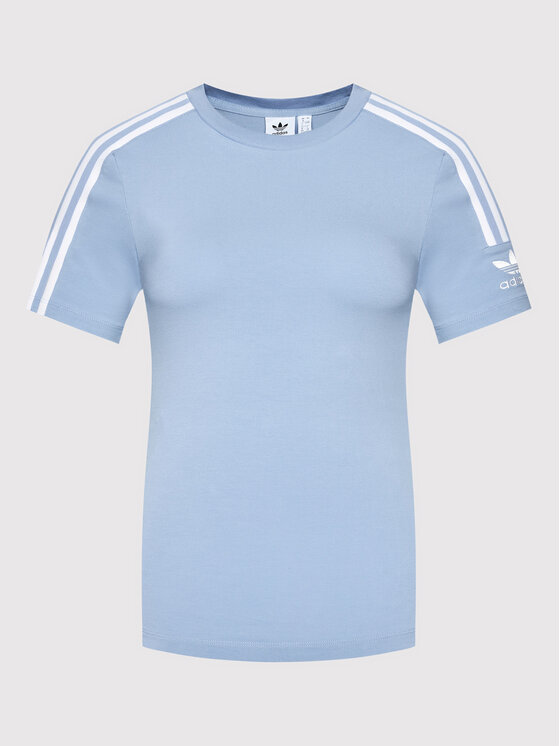 adidas adidas T-shirt H33545 Svijetloplava Tight Fit