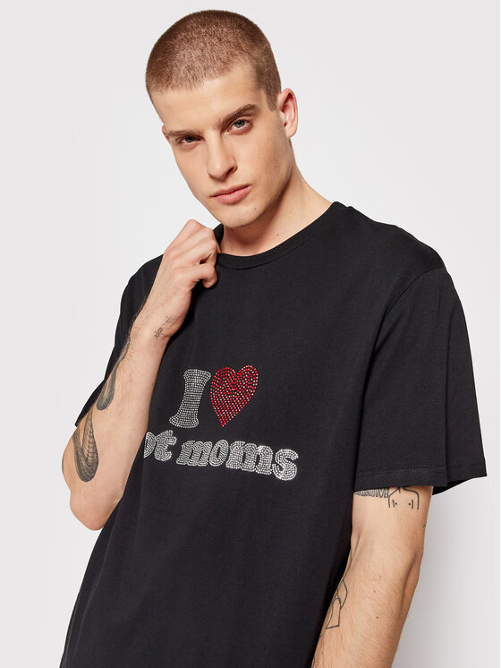 2005 2005 T-Shirt Unisex Hot Moms Černá Relaxed Fit