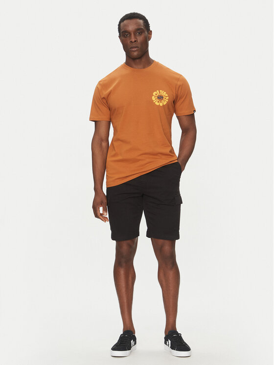 Quiksilver Quiksilver T-shirt EQYZT08036 Smeđa Regular Fit