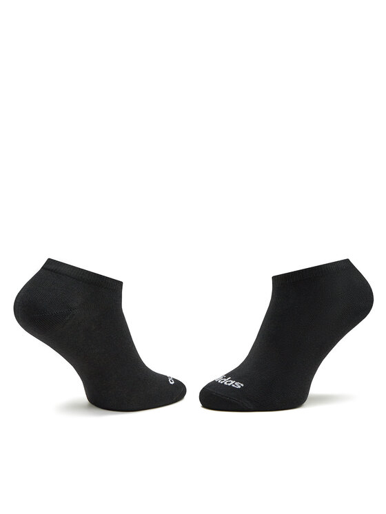 adidas adidas Κάλτσες σοσόνια Unisex Thin Linear Low-Cut Socks 3 Pairs IC1299 Μαύρο