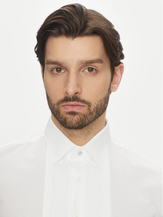 Michael Kors Michael Kors Camicia MK0DS01002 Bianco Slim Fit