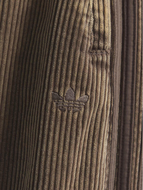 adidas adidas Spodnie materiałowe Corduroy Sst KD8782 Brązowy Wide Leg