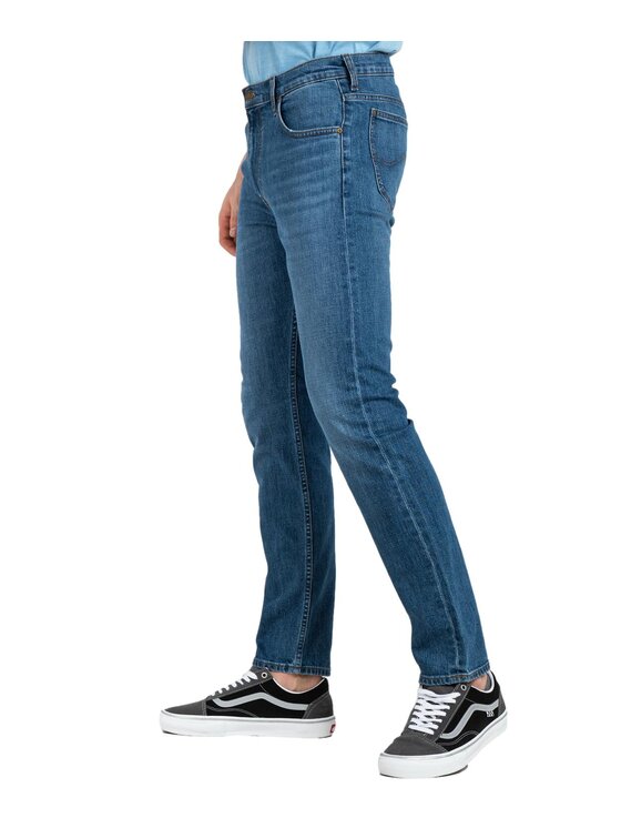 Lee Lee Jeansy RIDER Niebieski Slim Fit