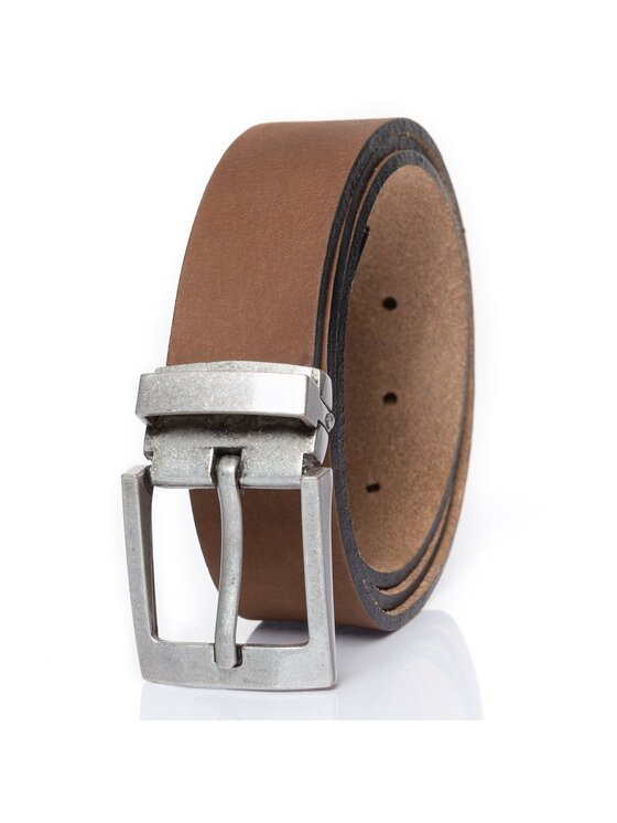 Mustang Mustang Pasek Męski BELT Brązowy