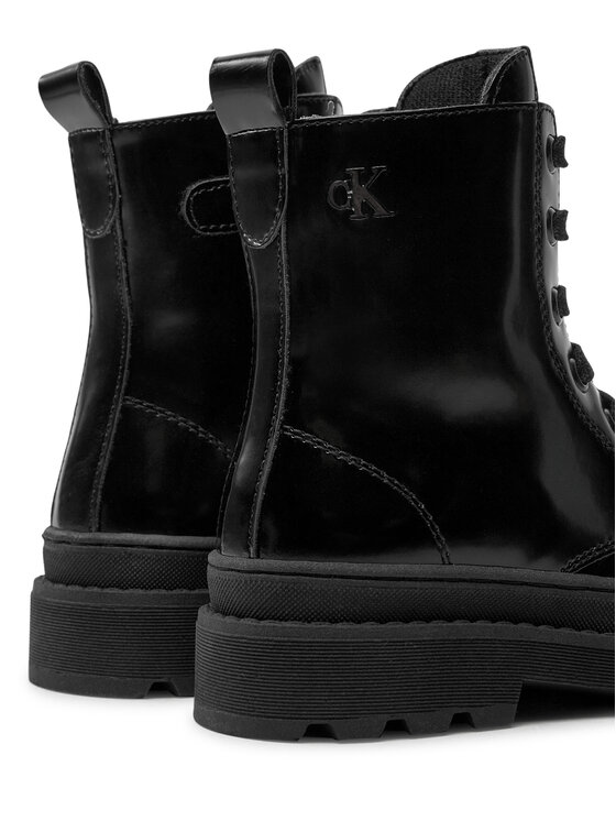 Calvin Klein Jeans Calvin Klein Jeans Trapery Lace-Up Bootie V4A5-81031-1453 M Czarny