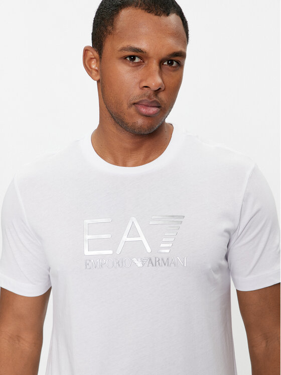 EA7 Emporio Armani EA7 Emporio Armani T-shirt 3DPT71 PJM9Z 1100 Bianco Regular Fit