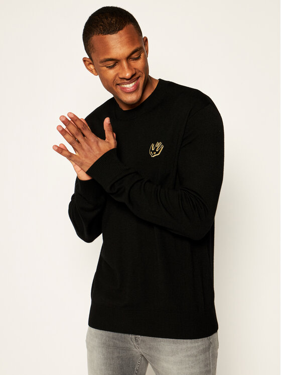 MCQ Alexander McQueen MCQ Alexander McQueen Pullover 578041 RON09 1000 Schwarz Regular Fit