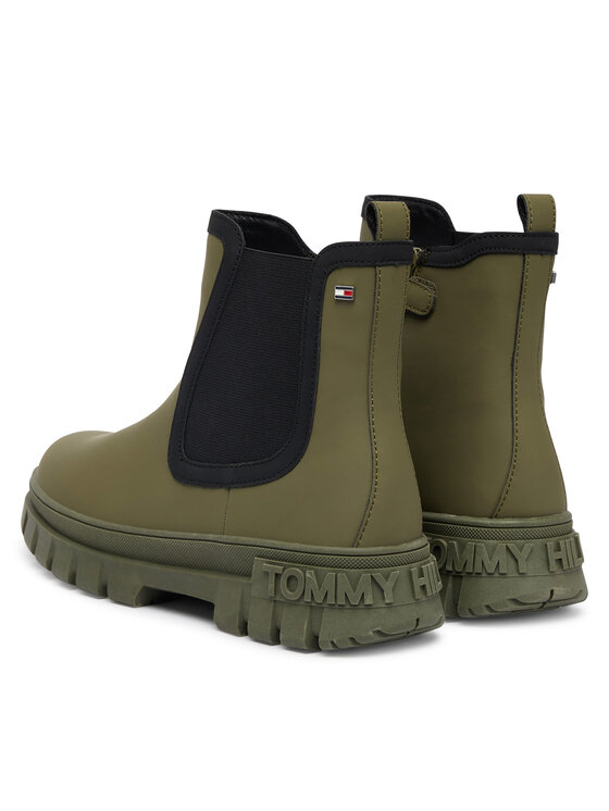 Tommy Hilfiger Tommy Hilfiger Боти T3X5-34130-1355414 Каки