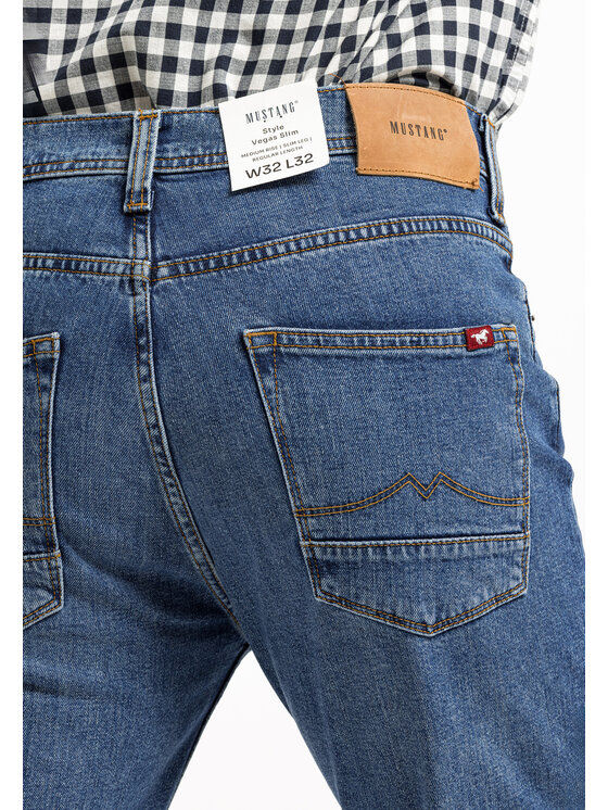 Mustang Mustang Jeansy VEGAS SLIM Niebieski Slim Fit