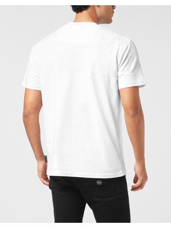 PHILIPP PLEIN PHILIPP PLEIN T-Shirt 26195 Biały Regular Fit