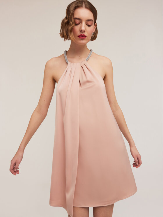 Motivi Motivi Vestito da giorno 7067Q003132N006 Rosa Flared Fit