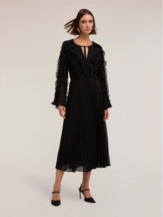 Motivi Motivi Vestito da giorno 7258Q003379N033 Nero Regular Fit