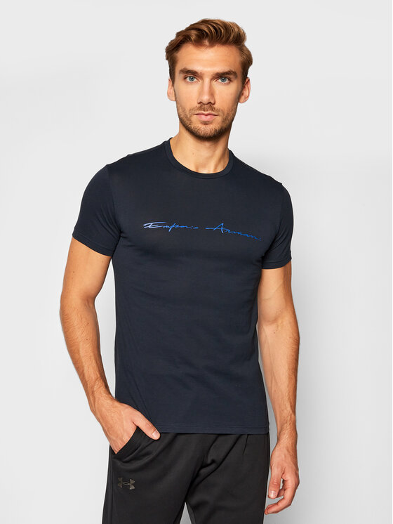 Stretch bamboo-viscose jersey T-shirt | GIORGIO ARMANI Man